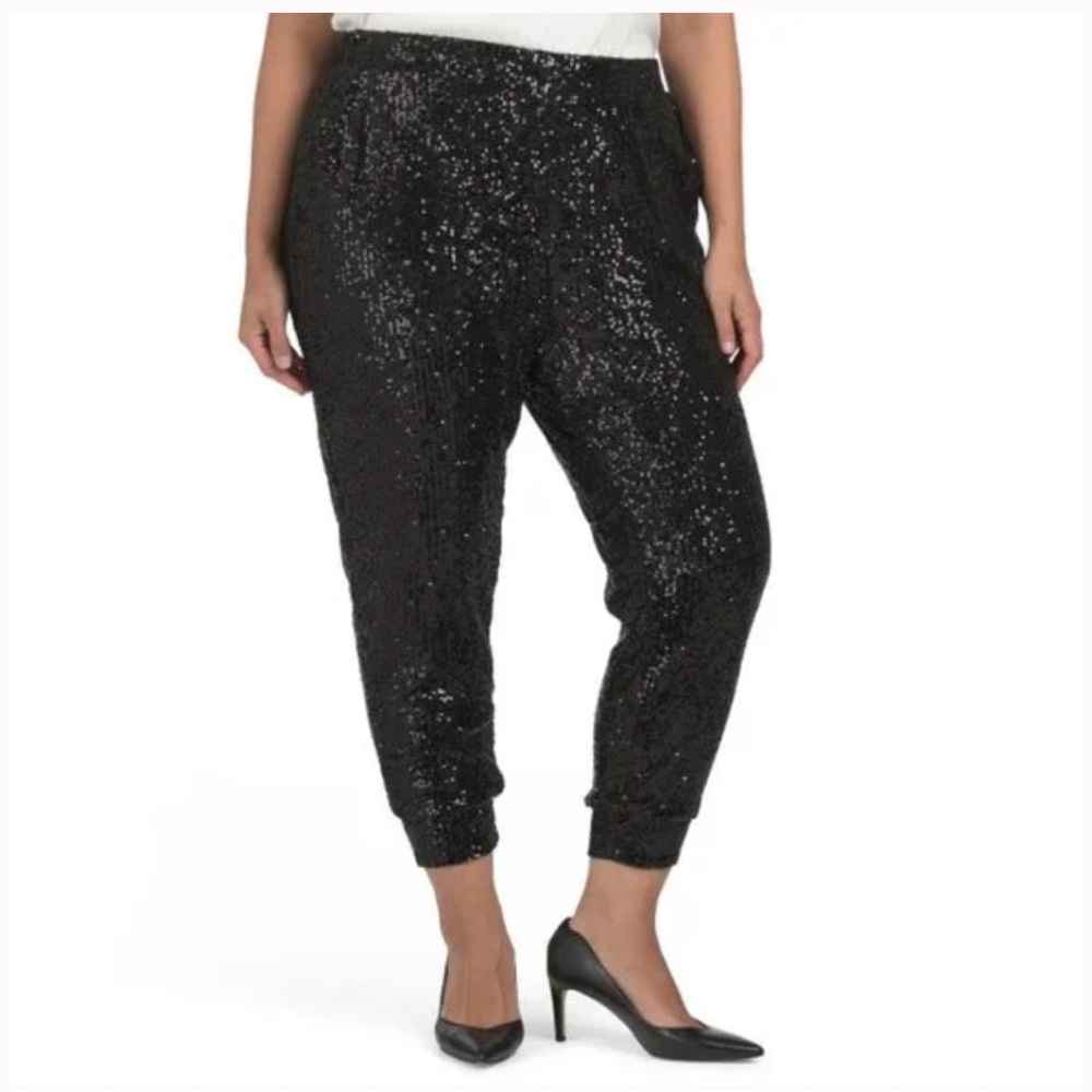Cable and Gauge sequin joggers